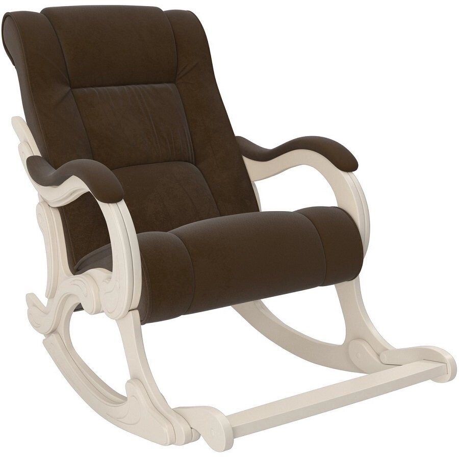 Кресло-качалка Модель 77 Лидер Verona Brown сливочный от компании Интернет-магазин «Hutki. by» - фото 1