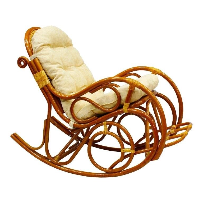 Кресло-качалка с подножкой, 05/11 К (шенилл) от компании Интернет-магазин «Hutki. by» - фото 1
