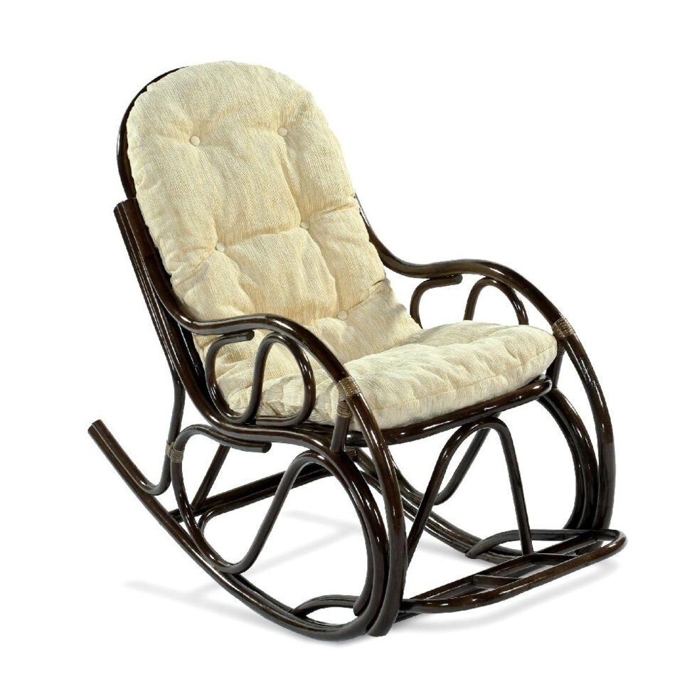 Кресло-качалка с подножкой 05/17 Б (подушка шенилл) от компании Интернет-магазин «Hutki. by» - фото 1
