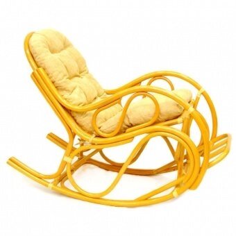 Кресло-качалка с подножкой 05/17 М (подушка шенилл) от компании Интернет-магазин «Hutki. by» - фото 1