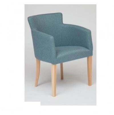 Кресло Knez (Kruna) натуральный (бук) ткань синий кварц от компании Интернет-магазин «Hutki. by» - фото 1