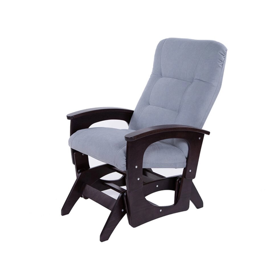 Кресло-маятник Орион серый/венге от компании Интернет-магазин «Hutki. by» - фото 1