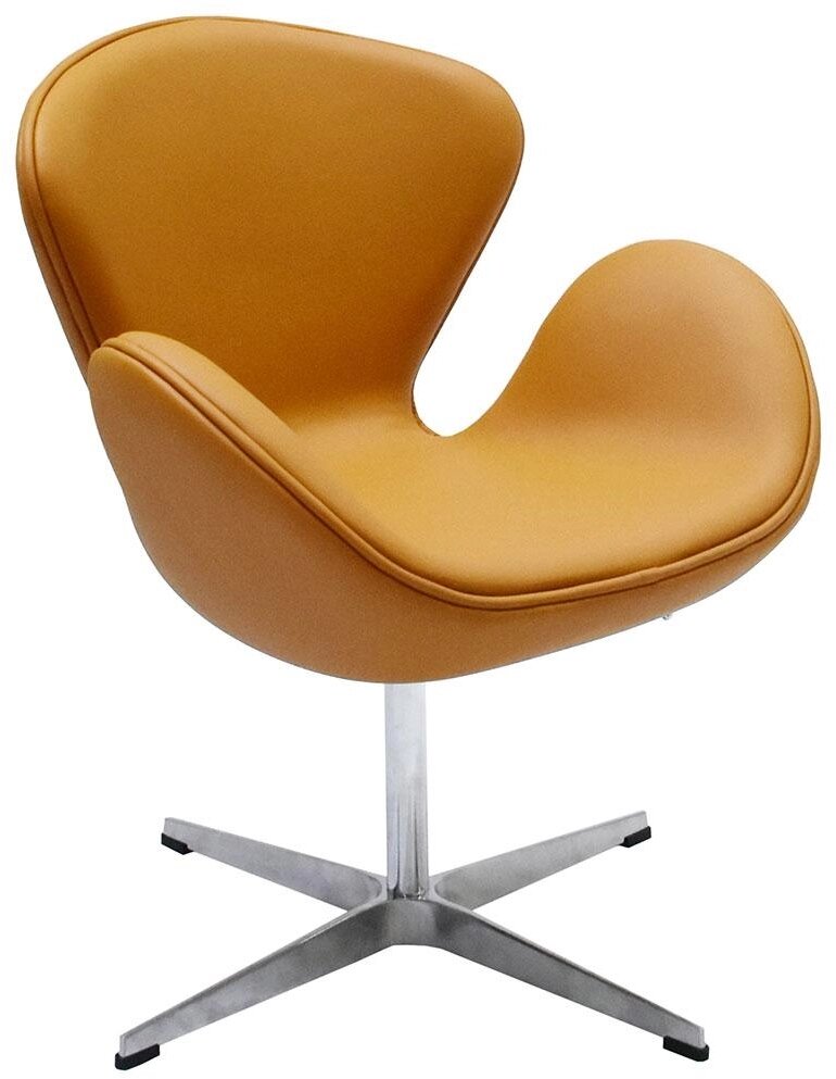 Кресло оранжевый Bradex Home Swan Chair FR 0660 от компании Интернет-магазин «Hutki. by» - фото 1