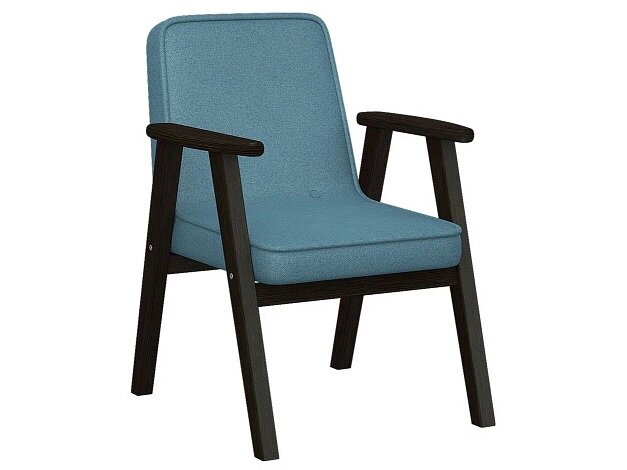 Кресло Ретро голубой венге от компании Интернет-магазин «Hutki. by» - фото 1