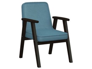Кресло Ретро голубой венге