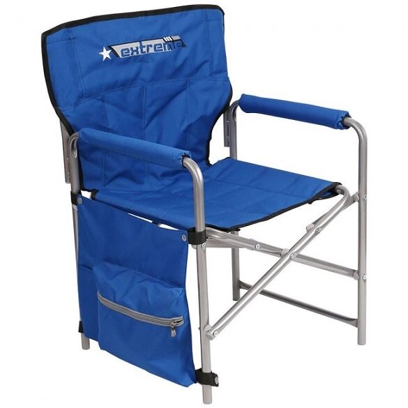 Кресло складное с карманами NIKA КС1 синий ##от компании## Интернет-магазин «Hutki. by» - ##фото## 1