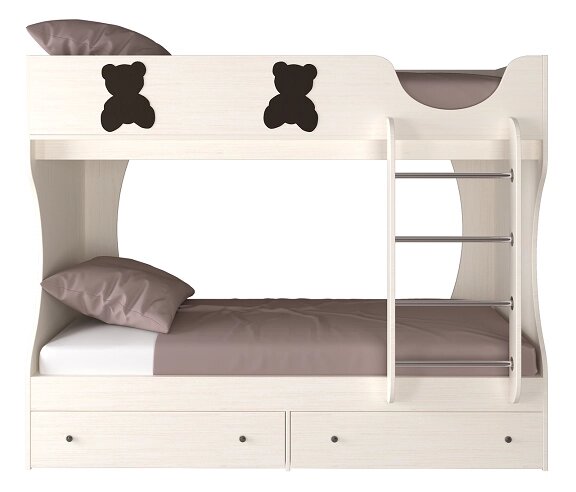 Кровать двухъярусная СН-108.01 венге от компании Интернет-магазин «Hutki. by» - фото 1