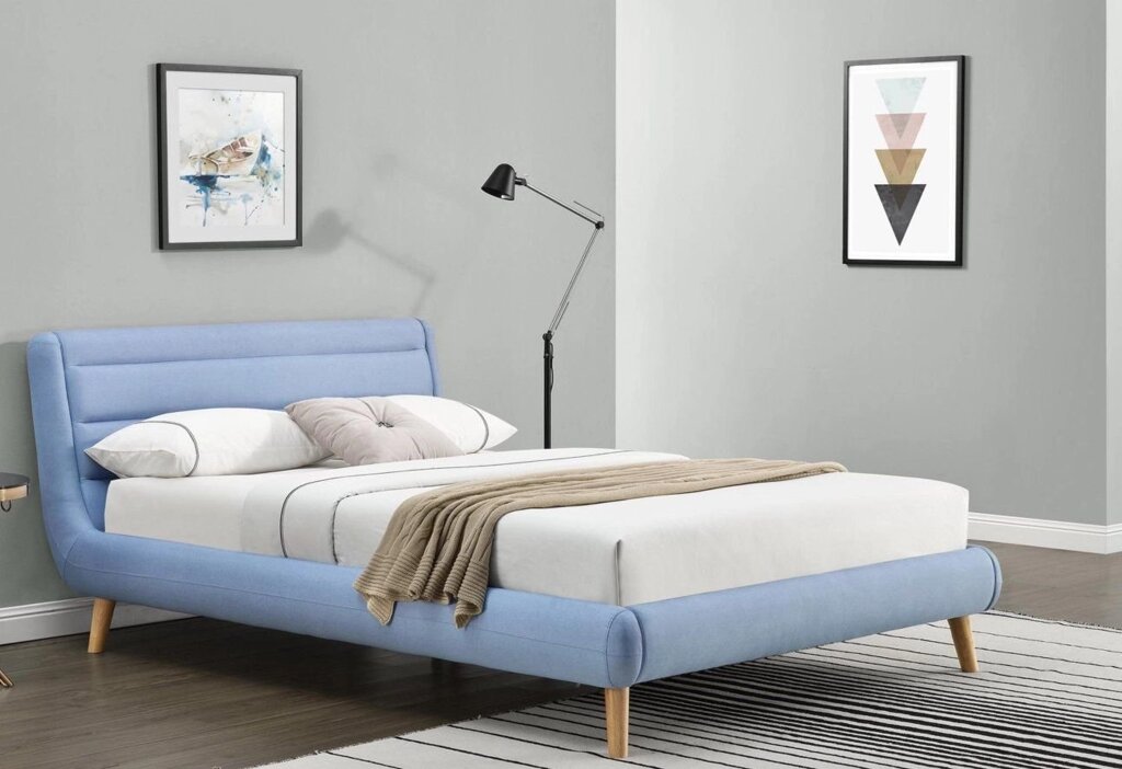 Кровать HALMAR ELANDA 140 синий от компании Интернет-магазин «Hutki. by» - фото 1
