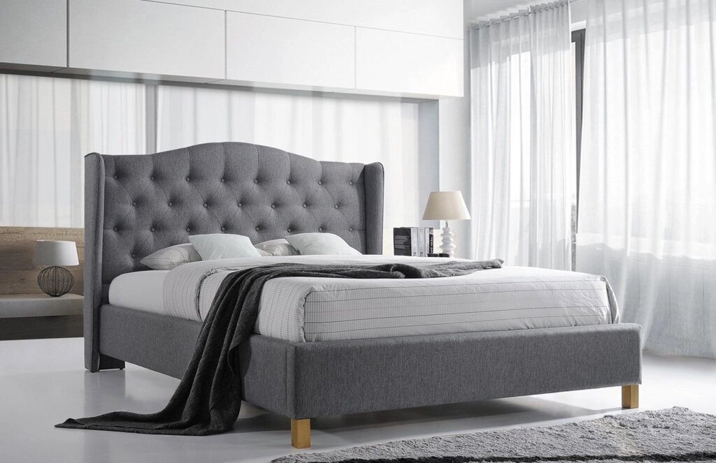 Кровать SIGNAL ASPEN 160 серый от компании Интернет-магазин «Hutki. by» - фото 1