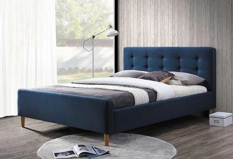 Кровать SIGNAL PINKO синяя от компании Интернет-магазин «Hutki. by» - фото 1