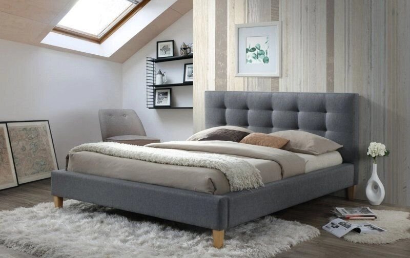 Кровать SIGNAL TEXAS 180 серый от компании Интернет-магазин «Hutki. by» - фото 1