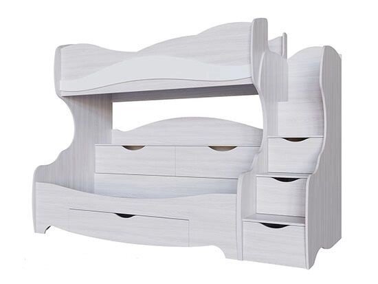 Кровать SV-мебель МС Акварель 1 К Ясень Анкор св./Белый мат. от компании Интернет-магазин «Hutki. by» - фото 1