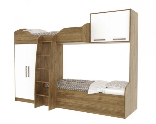 Кровать SV-мебель МС ГАРВАРД Гикори т./Белый без фотопечати от компании Интернет-магазин «Hutki. by» - фото 1