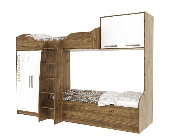 Кровать SV-мебель МС ГАРВАРД Гикори т./Белый от компании Интернет-магазин «Hutki. by» - фото 1