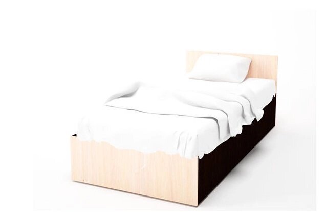 Кровать SV-мебель Спальня Эдем 5 К Дуб Венге/Дуб млечный 90/200 от компании Интернет-магазин «Hutki. by» - фото 1