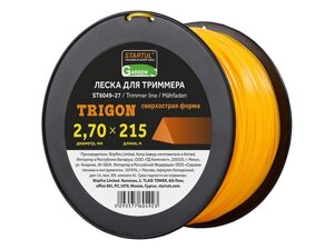 Леска ф 2.7 мм х 215 м треуг. сеч. startul garden (ST6049-27)