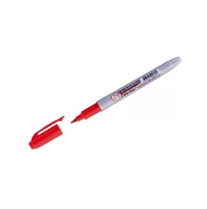 Маркер перманентный Crown Multi Marker Super Slim красный, пулевидный (толщ. линии 1.0 мм. Цвет красный) (CROWN