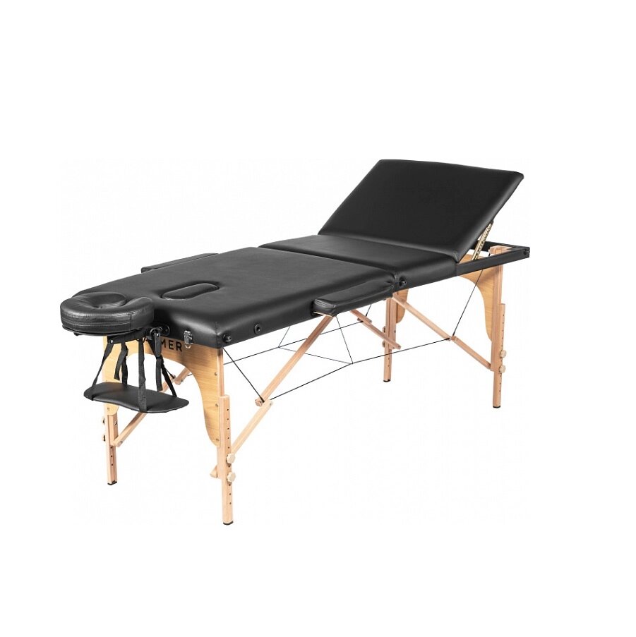 Массажный стол Calmer Bamboo Three 60 (черный) от компании Интернет-магазин «Hutki. by» - фото 1