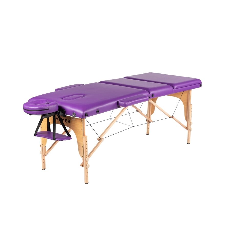 Массажный стол Calmer Bamboo Three 70 (фиолетовый) от компании Интернет-магазин «Hutki. by» - фото 1