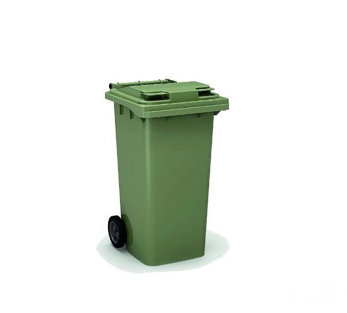 Мусорный контейнер 240 л (зеленый) от компании Интернет-магазин «Hutki. by» - фото 1