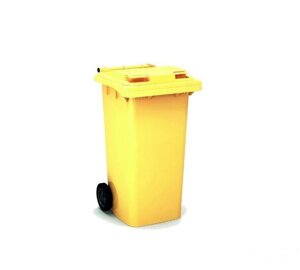 Мусорный контейнер 240 л (желтый)