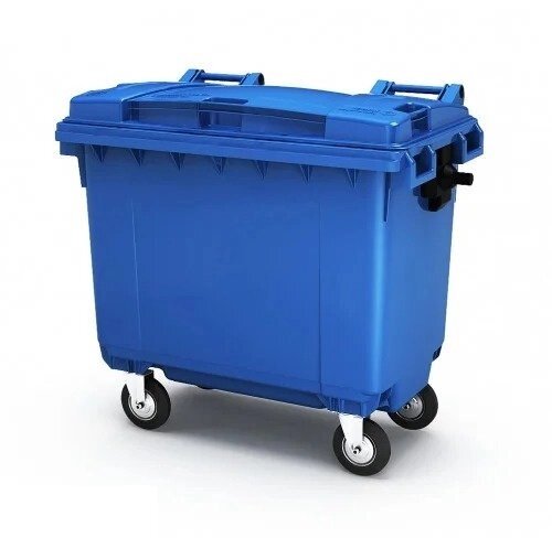 Мусорный контейнер 660 л (синий) от компании Интернет-магазин «Hutki. by» - фото 1