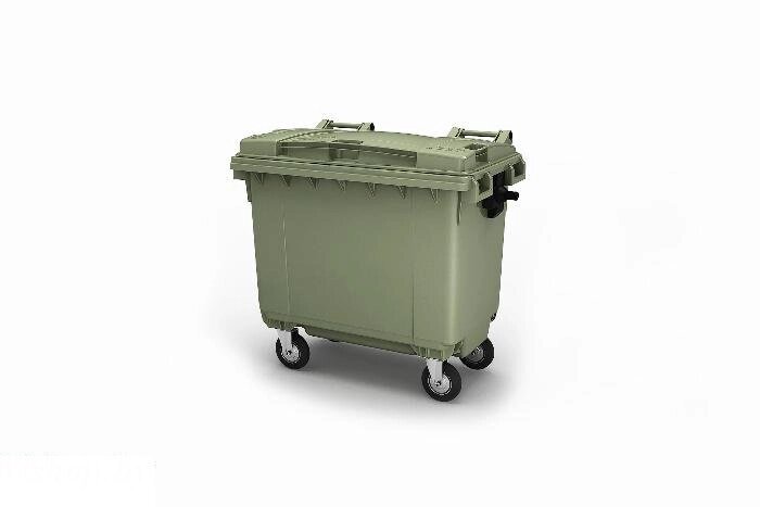 Мусорный контейнер 660 л (зеленый) от компании Интернет-магазин «Hutki. by» - фото 1