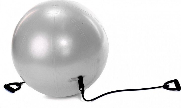 Мяч для фитнеса ФИТБОЛ-65 с эспандерами от компании Интернет-магазин «Hutki. by» - фото 1