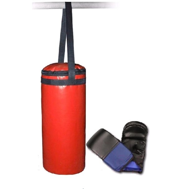 Набор для бокса детский Спортивные мастерские SM-110 красный от компании Интернет-магазин «Hutki. by» - фото 1