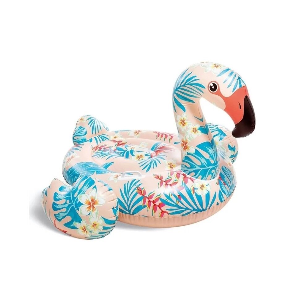 Надувная игрушка-плотик Intex Тропический фламинго 147х140х94 см 57559NP от компании Интернет-магазин «Hutki. by» - фото 1