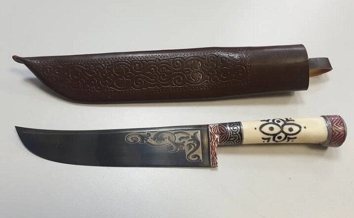 Нож узбекский Пчак  Люкс 32 см от компании Интернет-магазин «Hutki. by» - фото 1