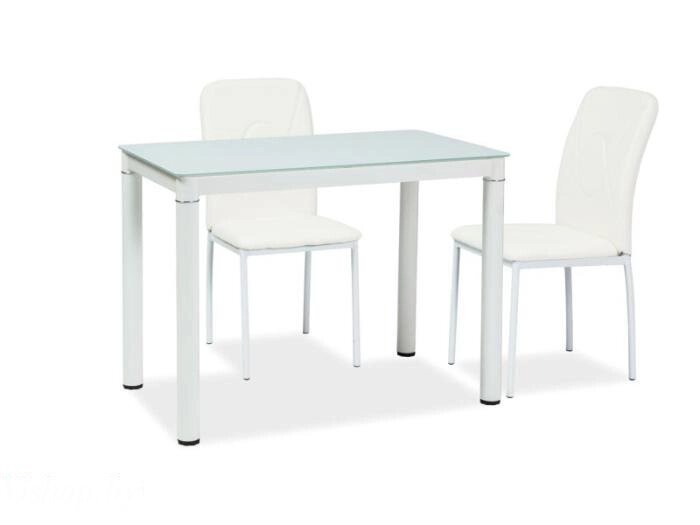 Обеденный стол SIGNAL GALANT белый 100/60 от компании Интернет-магазин «Hutki. by» - фото 1