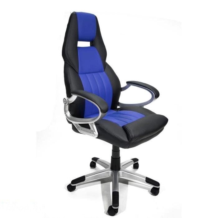 Офисное кресло CALVIANO Carrera (NF-6623) черно-синее от компании Интернет-магазин «Hutki. by» - фото 1