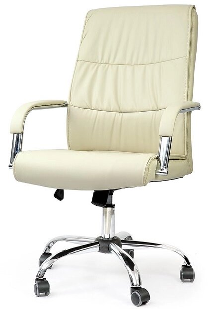 Офисное кресло Calviano Classic SA-107 бежевое от компании Интернет-магазин «Hutki. by» - фото 1