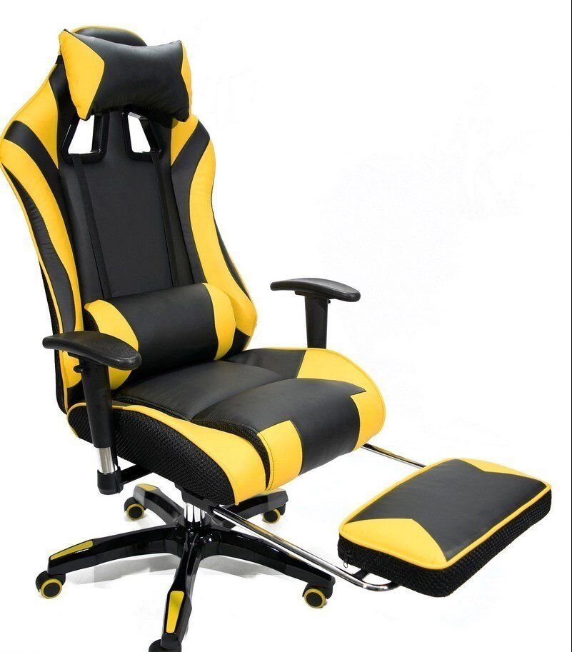 Офисное кресло CALVIANO GTS (NF-S103) черно-желтое от компании Интернет-магазин «Hutki. by» - фото 1