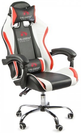 Офисное кресло Calviano ULTIMATO Черно-красный от компании Интернет-магазин «Hutki. by» - фото 1
