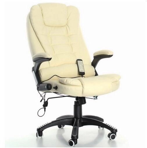 Офисное кресло CALVIANO Veroni с массажем (бежевый) 355 от компании Интернет-магазин «Hutki. by» - фото 1