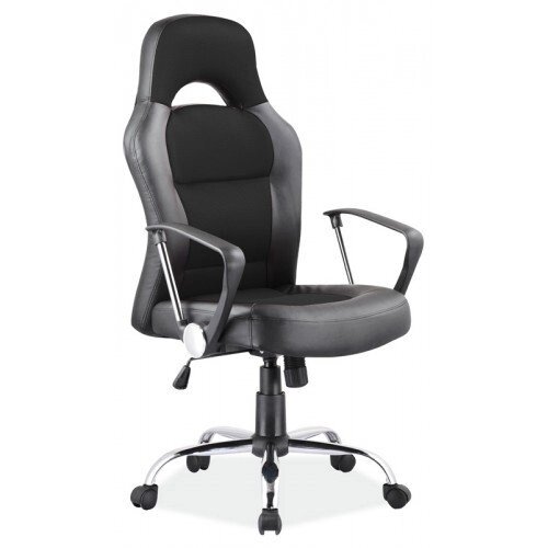 Офисное кресло SIGNAL Q-033 серо-черный (Польша) от компании Интернет-магазин «Hutki. by» - фото 1