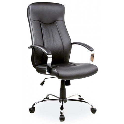 Офисное кресло SIGNAL Q-052 черное (Польша) от компании Интернет-магазин «Hutki. by» - фото 1