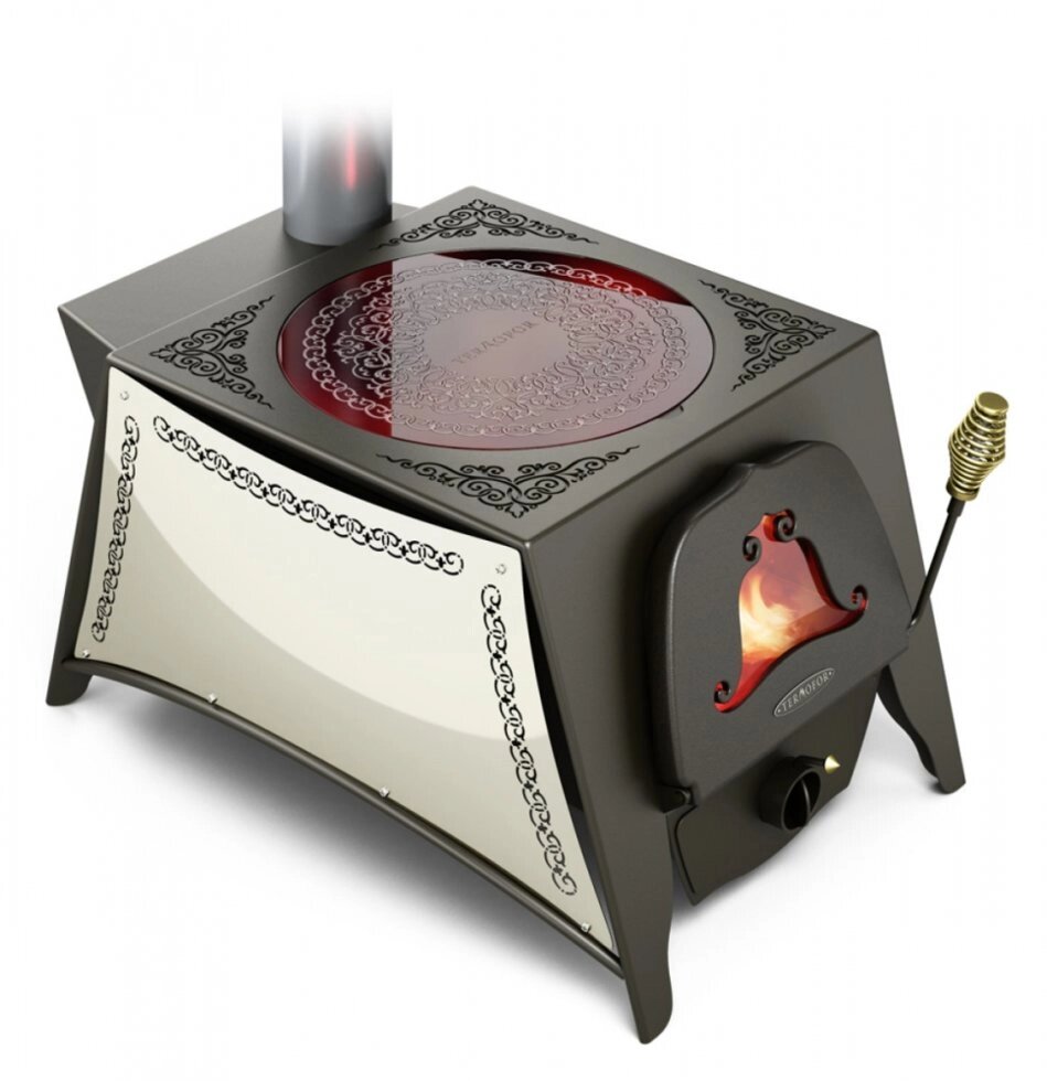 Отопительно-варочная печь Термофор Селенга-1 стеклокерамика (Россия) от компании Интернет-магазин «Hutki. by» - фото 1