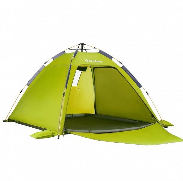 Палатка полуавтомат KingCamp MONZA BEACH 3082 green от компании Интернет-магазин «Hutki. by» - фото 1