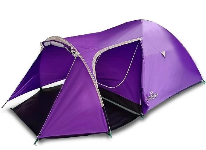 Палатка туристическая ACAMPER MONSUN 3-местная 3000 мм/ст purple от компании Интернет-магазин «Hutki. by» - фото 1