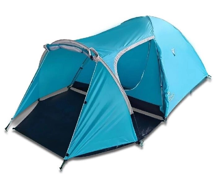Палатка туристическая ACAMPER MONSUN 3-местная 3000 мм/ст turquoise от компании Интернет-магазин «Hutki. by» - фото 1