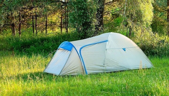 Палатка туристическая ACAMPER MONSUN 4-местная 3000 мм/ст gray от компании Интернет-магазин «Hutki. by» - фото 1