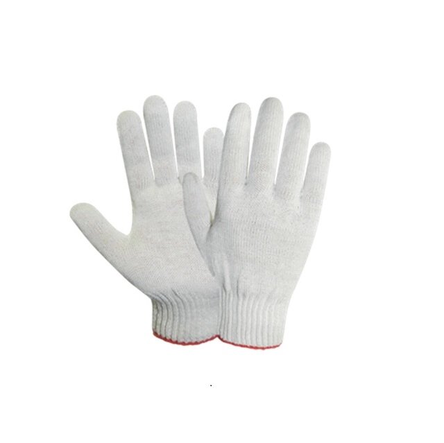 Перчатки х/б трикотажные, 10класс, белые, РБ (мин. риски) (34гр) (2458) от компании Интернет-магазин «Hutki. by» - фото 1
