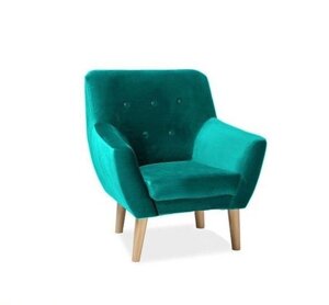 Кресло для отдыха SIGNAL NORDIC 1 Velvet BLUVEL85