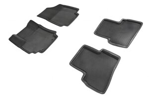 Коврики салона EVA 3D соты для Hyundai Creta 2016-2020 Черные
