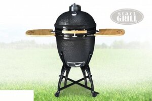 Керамический гриль Start Grill черный, 57 см