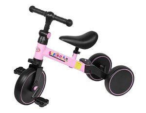 Детский велосипед-беговел Kid's Care 003 розовый