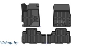 Коврики в салон 3D PREMIUM для Toyota Highlander